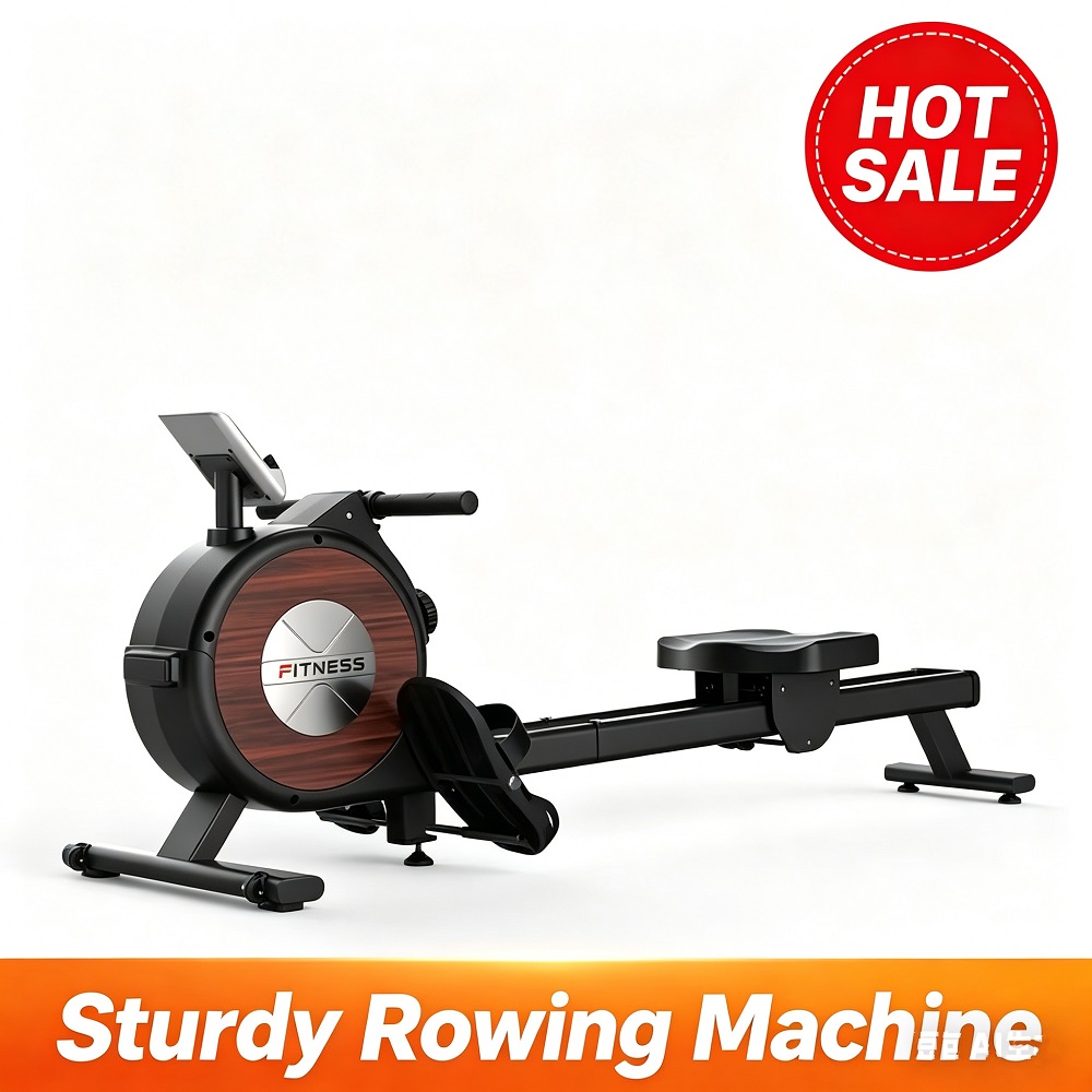 Home Gym No Equipment - Patented Unique 16-Level Adjustable Resistance Rowing