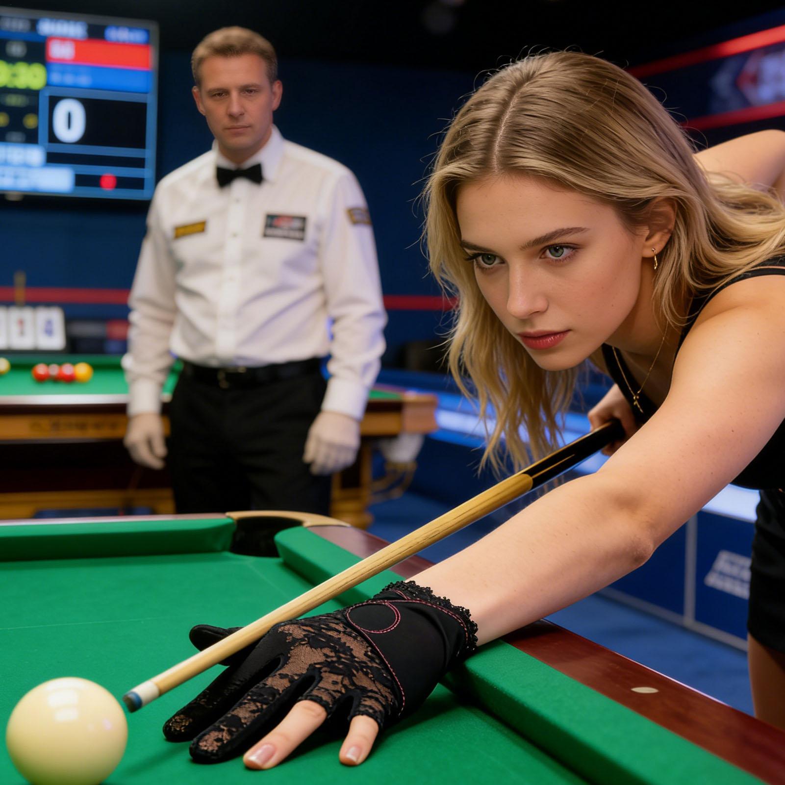 Home Gym Gear - Pool Glove Womens Lace Billiard Gear