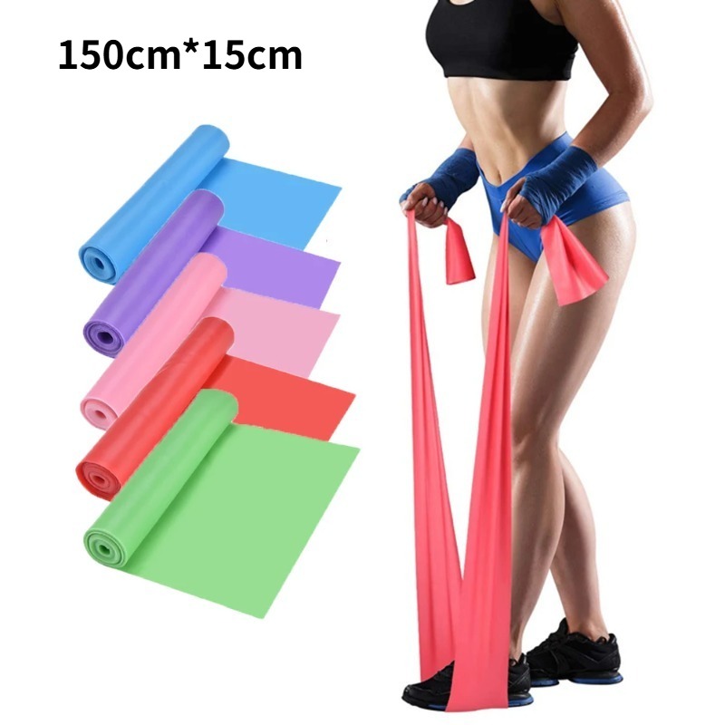 Leg Home Gym Workout - Natural Latex Resistance Bands, Elastic Workout