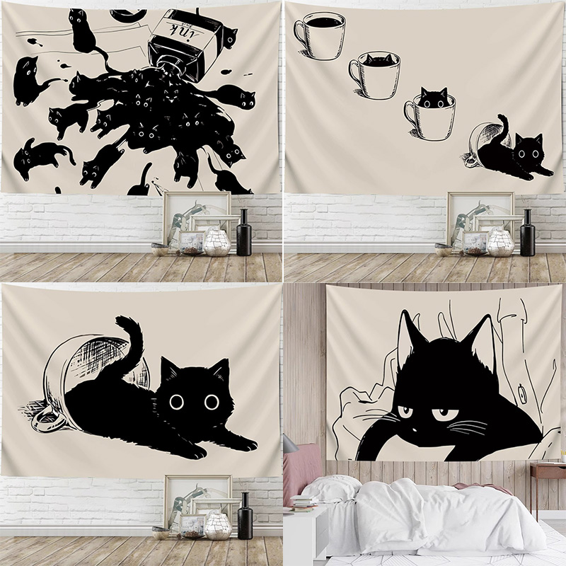 Home Gym Decor - Ins Style Hanging Cloth Cute Wall