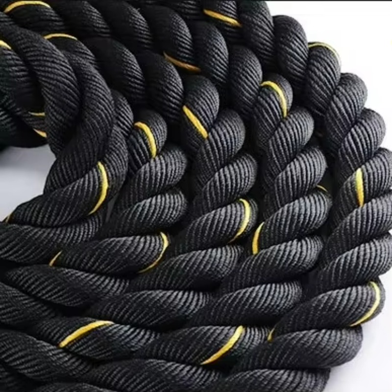 Leg Home Gym Workout - Workout Exercise Battle Rope Fitness Heavy