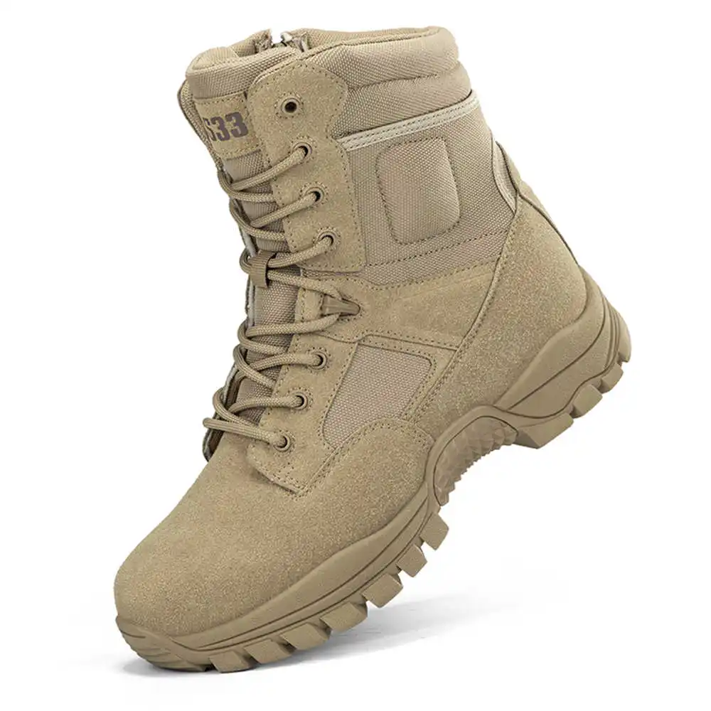Home Gym Supplier - Nonslip Genuine Leather Hiking Boots Designer