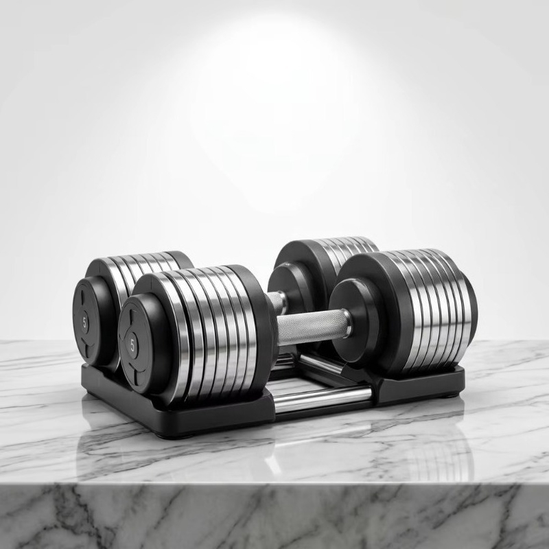 Home Gym No Equipment - Newly Designed Free Weight Electroplated Adjustable