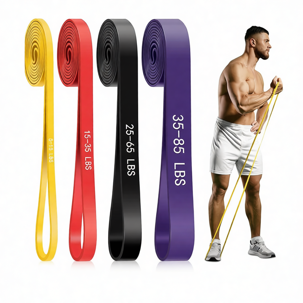 Home Gym Hyrox - Elastic Resistance Bands TPE Training Equipment