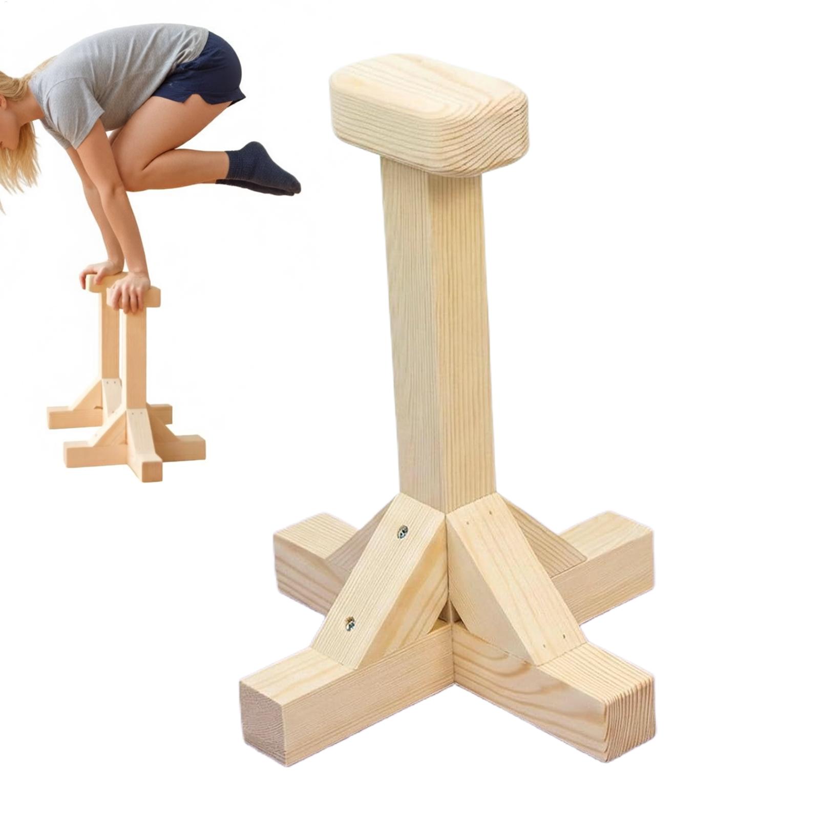 Home Gym Hyrox - Handstand Bar Wooden Ergonomic Strength Training