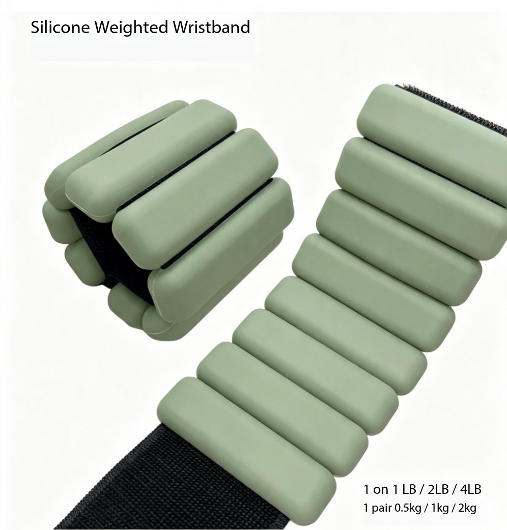 Home Gym Training - 900g*2 Wearable Wrist Weight Bands,Adjustable Arm