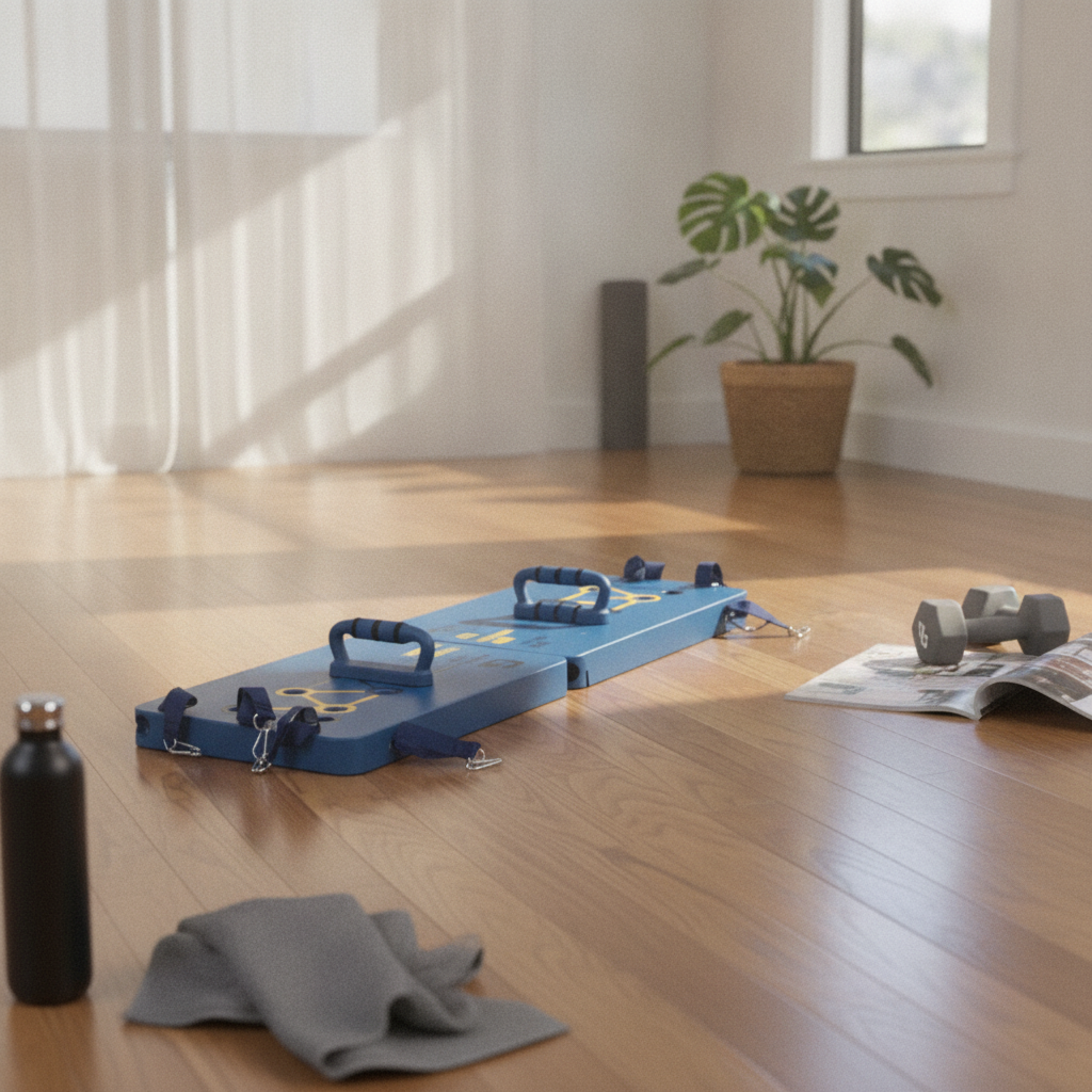 Home Gym For Small Spaces - Push up Board with Handles Foldable