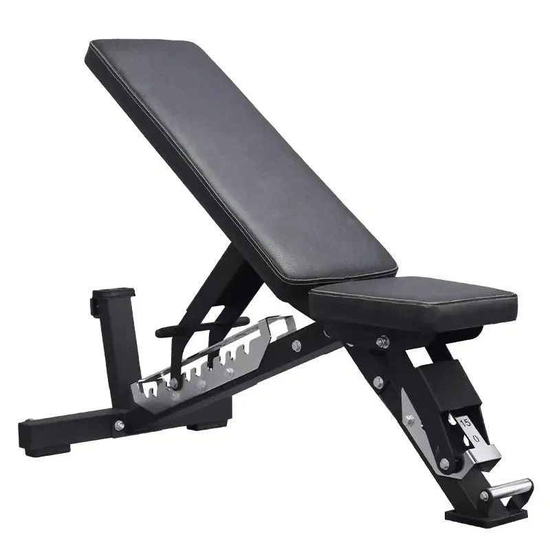 Home Gym Dumbbells - Adjustable Dumbbell Foldable Bench - Practical