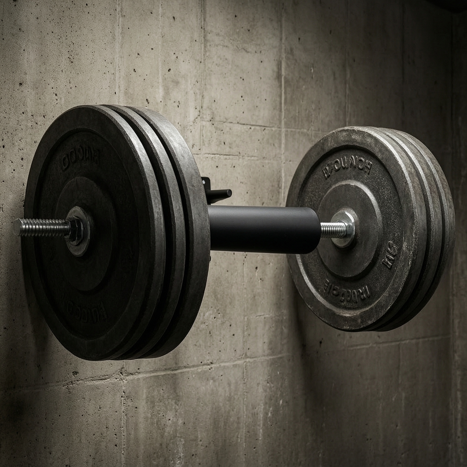 Wall-Mounted Weight Plate Hold - Home Gym Training review and price