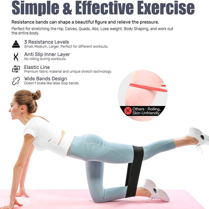 3PCS Women Men Fabric Resistan - Home Gym Hyrox review and price