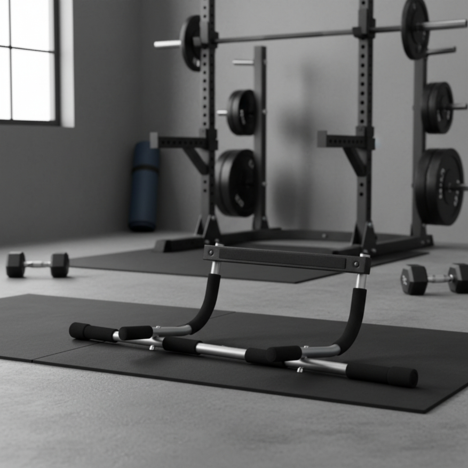 Doorway Pull-up Bar No Drillin - Home Gym No Equipment review and price