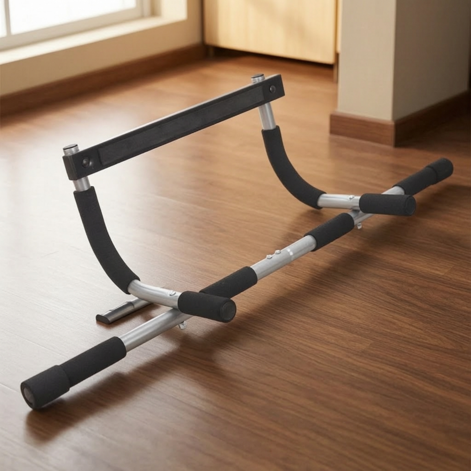 Doorway Pull-up Bar No Drillin - Home Gym No Equipment review and price