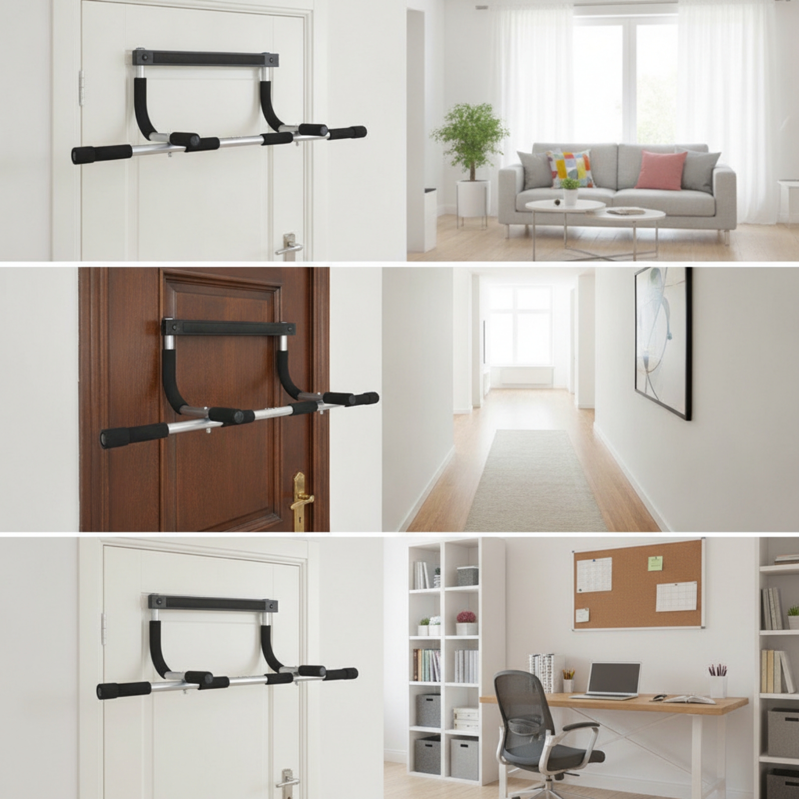 Doorway Pull-up Bar No Drillin - Home Gym No Equipment review and price