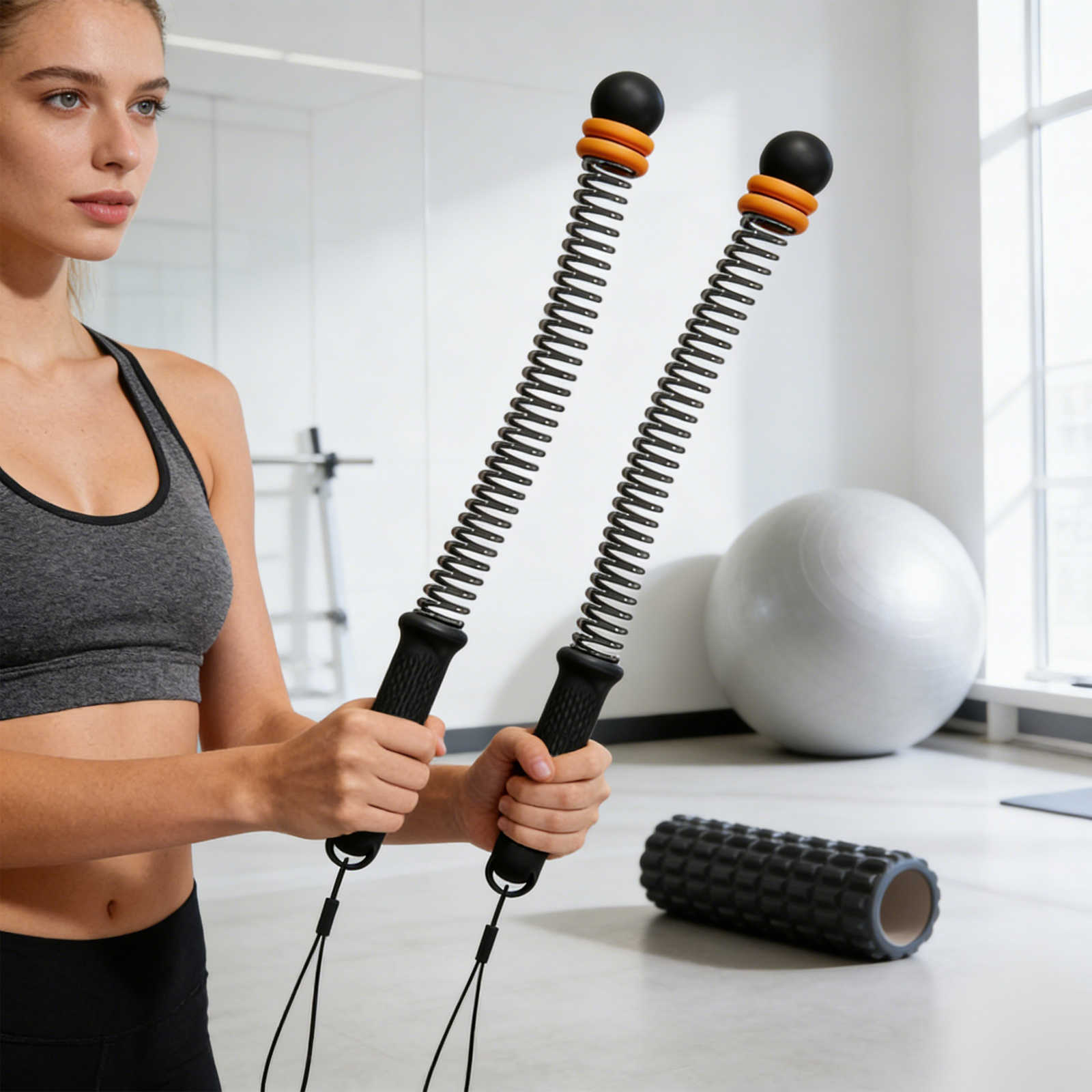 Battle Rope, Ropeless Jump Rop - Home Gym For Small Spaces review and price
