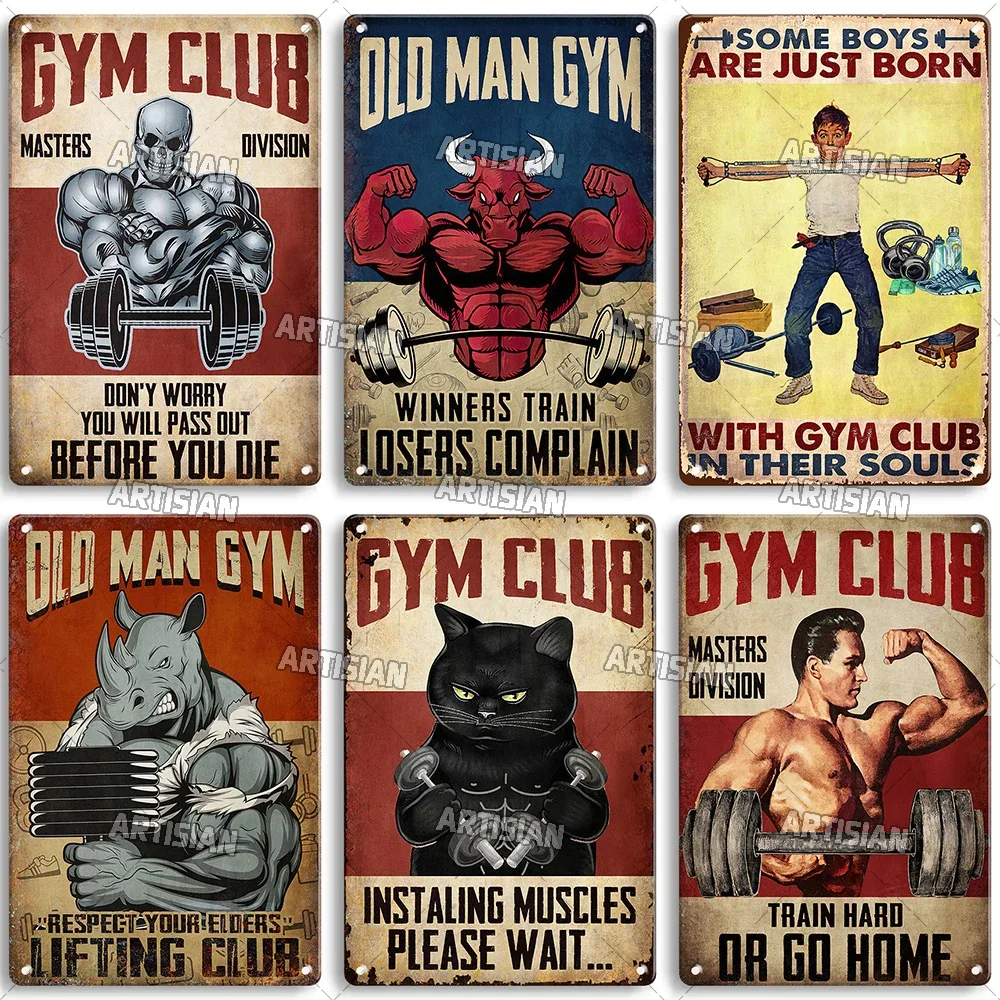 Old Man Gym Club Inspirational - Home Gym Decor review and price