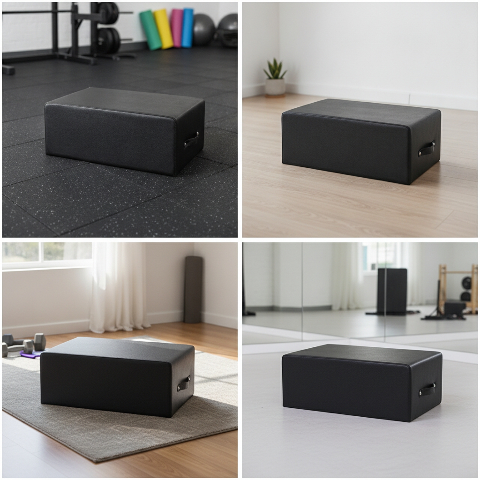 Upholstered Fitness Box Long-L - Home Gym Hyrox review and price