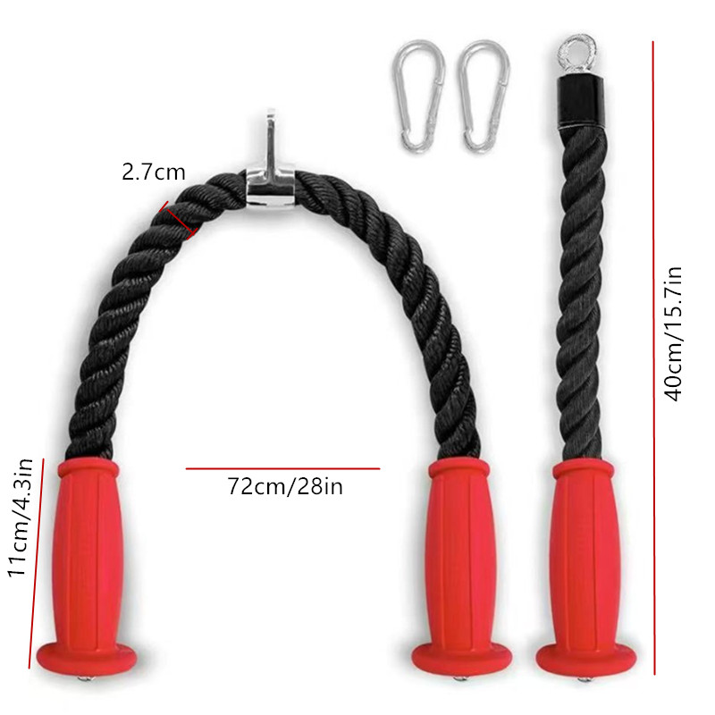 Ergonomic Tricep Ropes Non-Sli - Home Gym Hyrox review and price