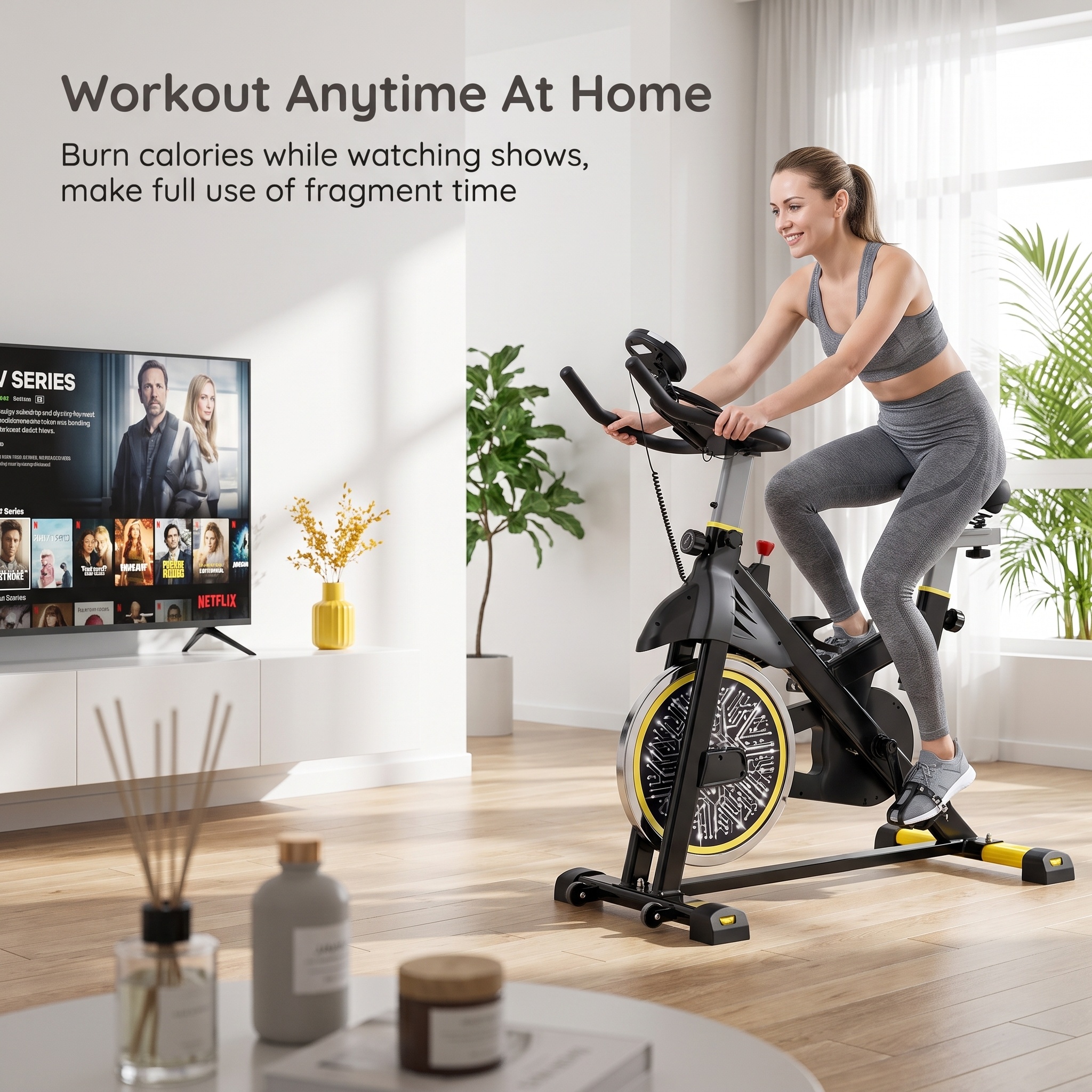 Smart Magnetic Spinning Traine - Home Gym No Equipment review and price