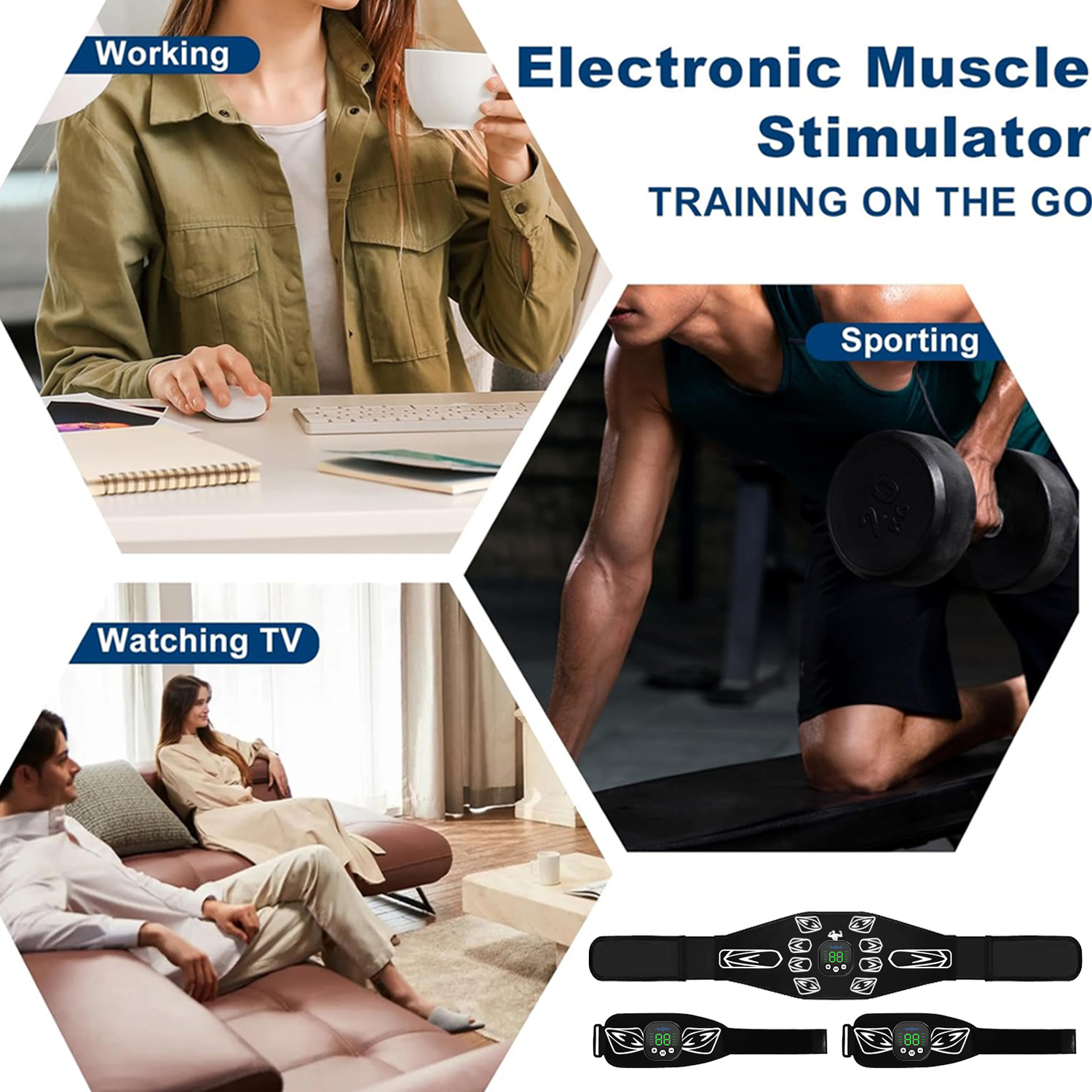 EMS Muscle Stimulator Abdomina - Leg Home Gym Workout review and price