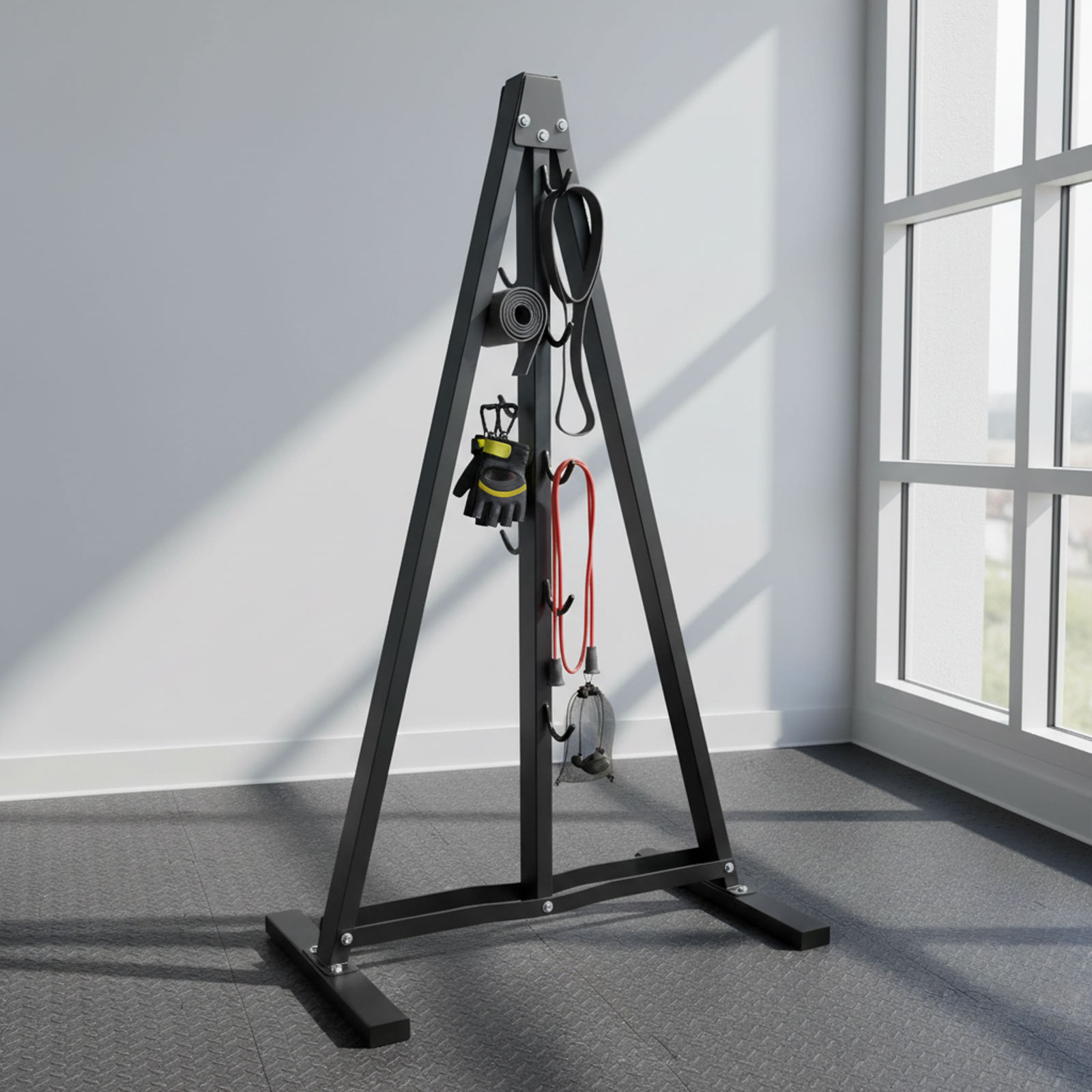 Lat Pull Down Bar Organizer wi - Home Gym Hyrox review and price