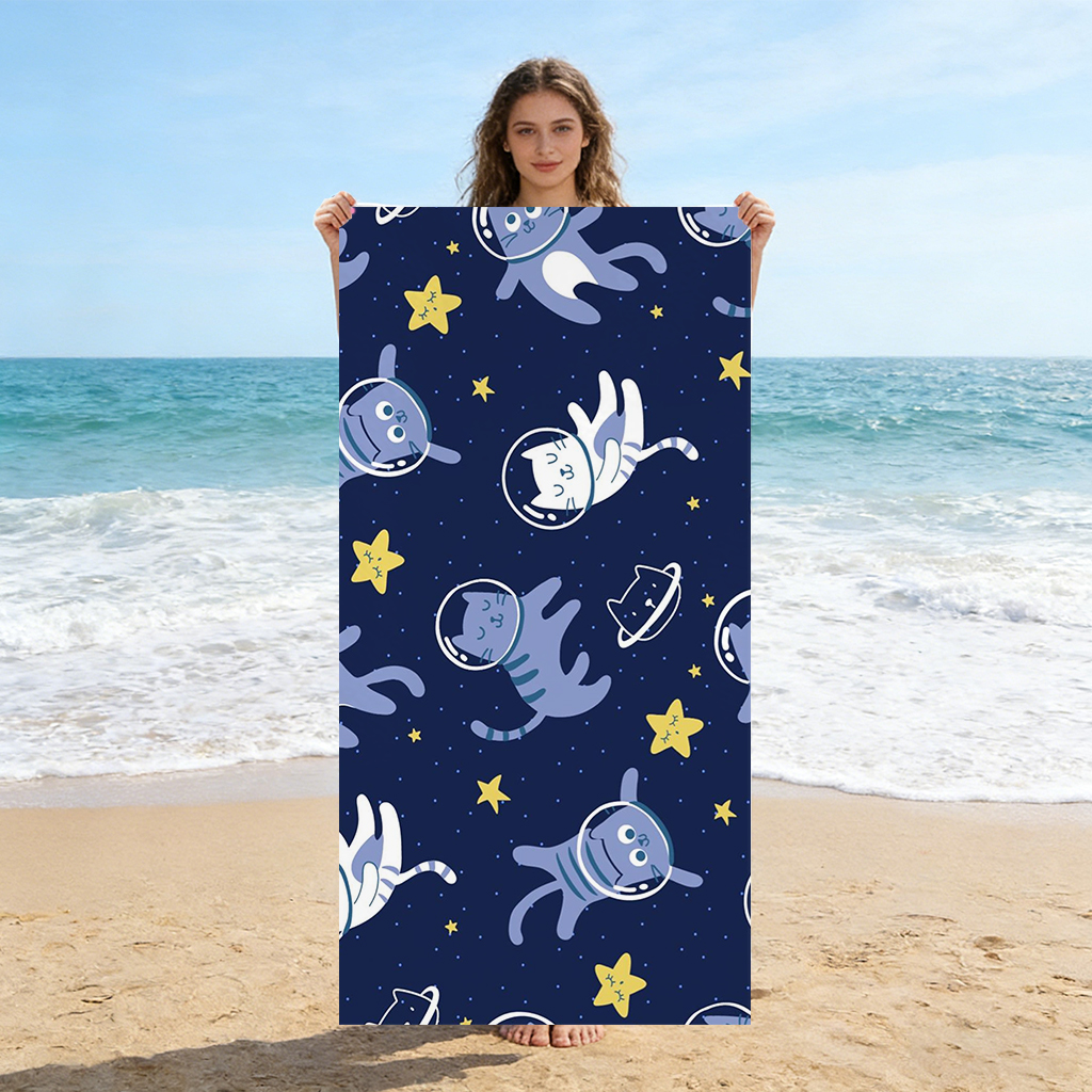Space Cats Beach Towel Quick-D - Home Gym For Small Spaces review and price