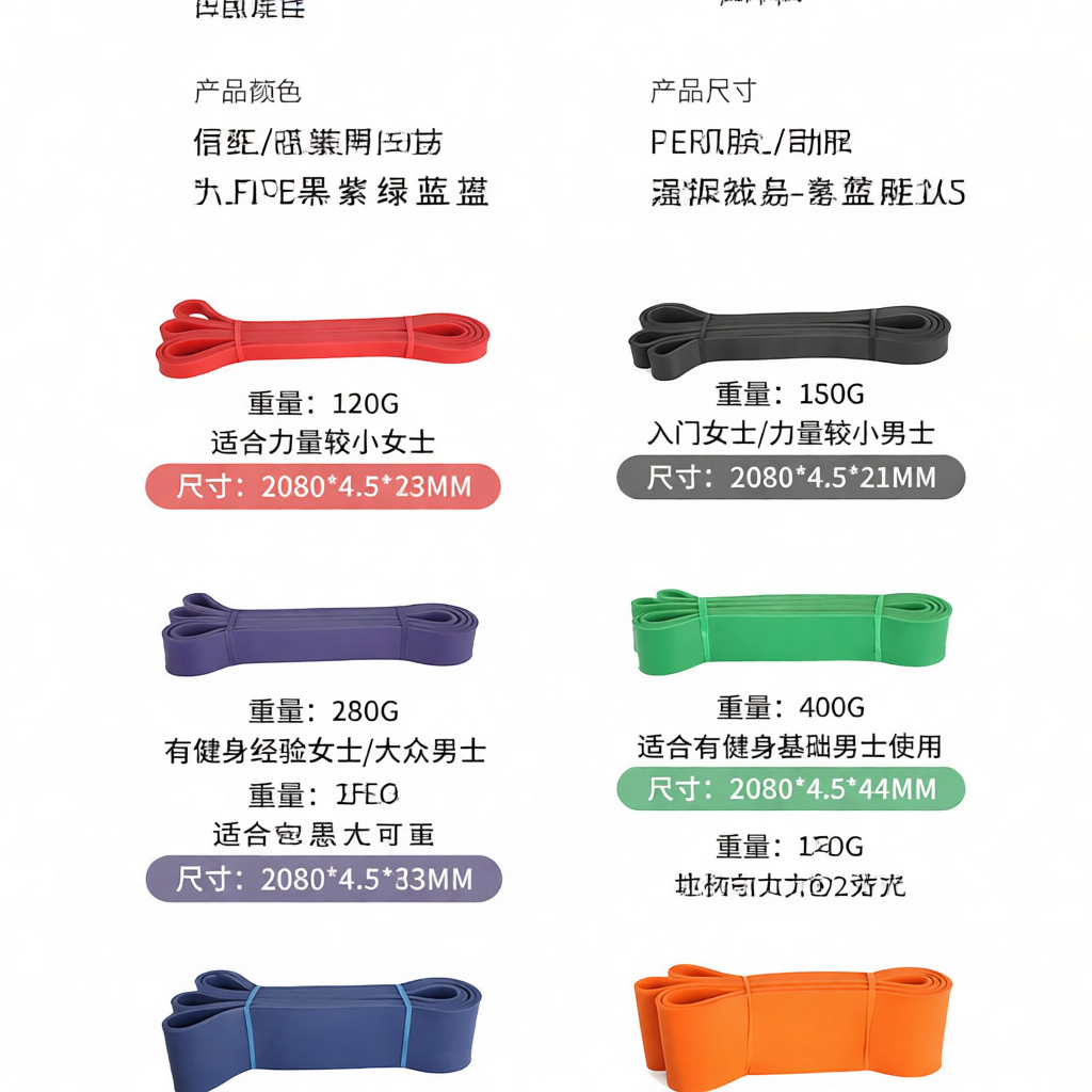 Elastic Resistance Bands TPE T - Home Gym Hyrox review and price