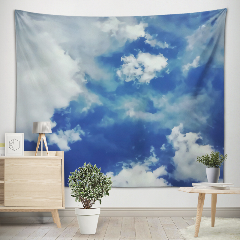 Melodious Clouds Art Tapestry  - Home Gym Decor review and price