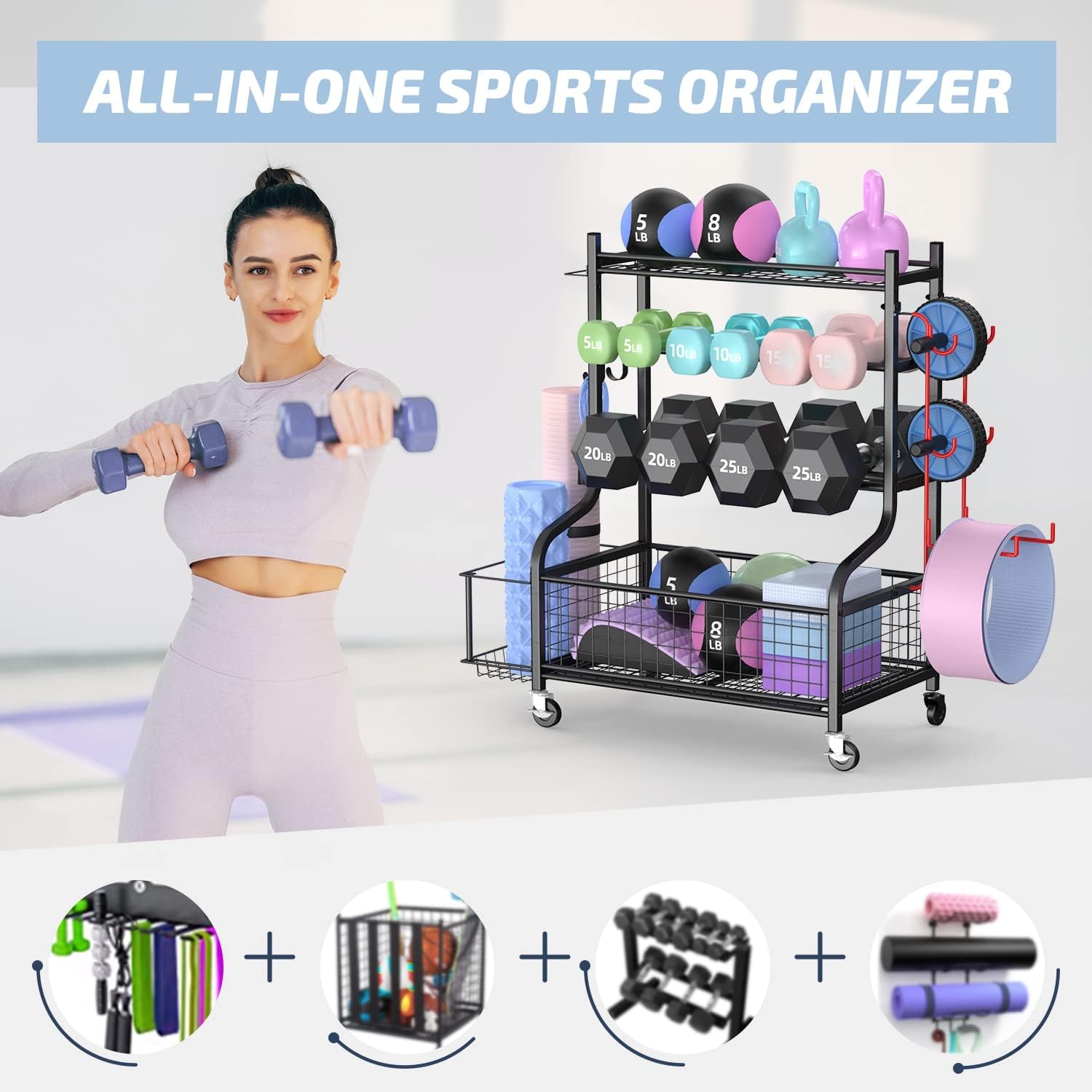 Home Gym Dumbbell Rack with Wh - Home Gym Training review and price
