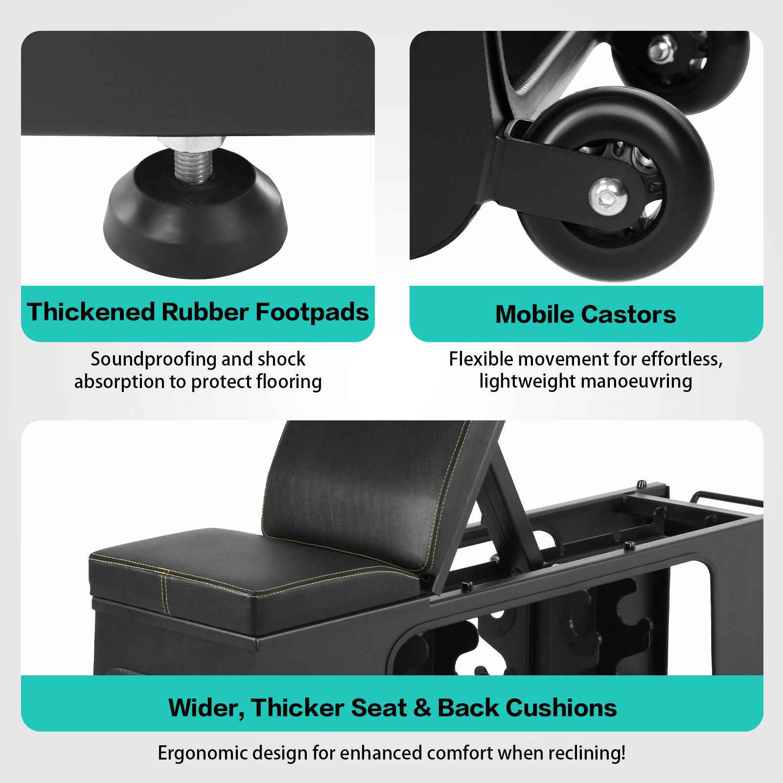 4-in-1 Adjustable Weight Bench - Home Gym For Small Spaces review and price