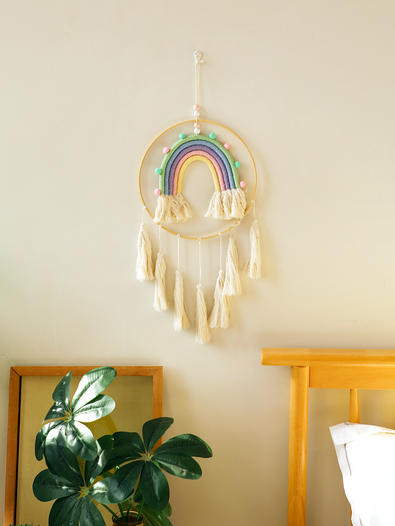 Macrame Tapestry Wall Hanging  - Home Gym Decor review and price