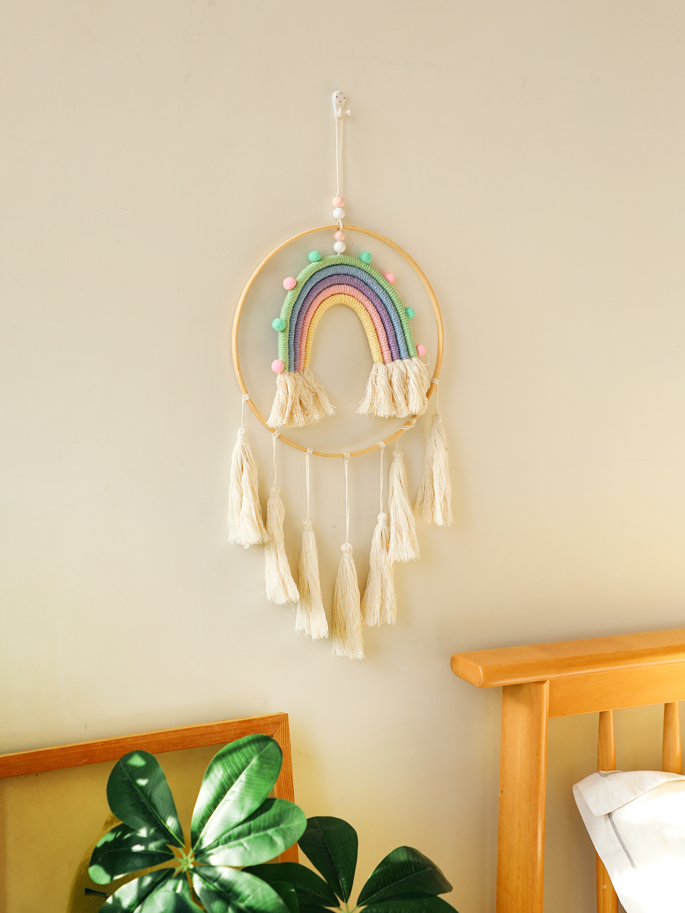 Macrame Tapestry Wall Hanging  - Home Gym Decor review and price