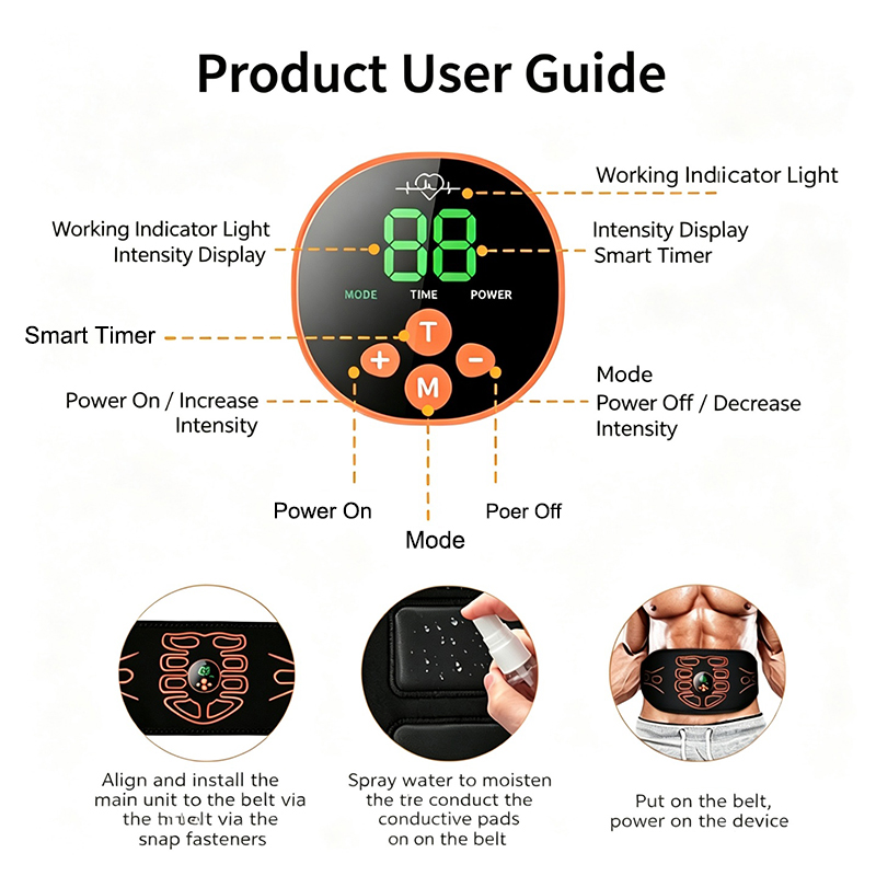 Abdominal Toning Belt Smart Ab - Home Gym Hyrox review and price