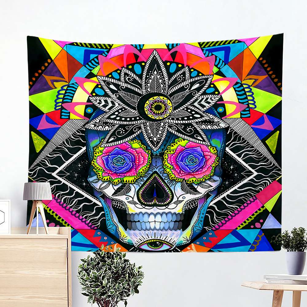 Tapestry Psychedelic Pattern Y - Home Gym Decor review and price