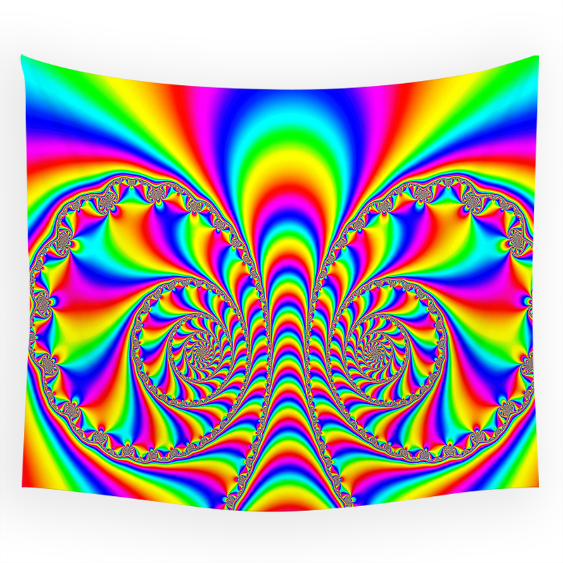 Tapestry Psychedelic Pattern Y - Home Gym Decor review and price