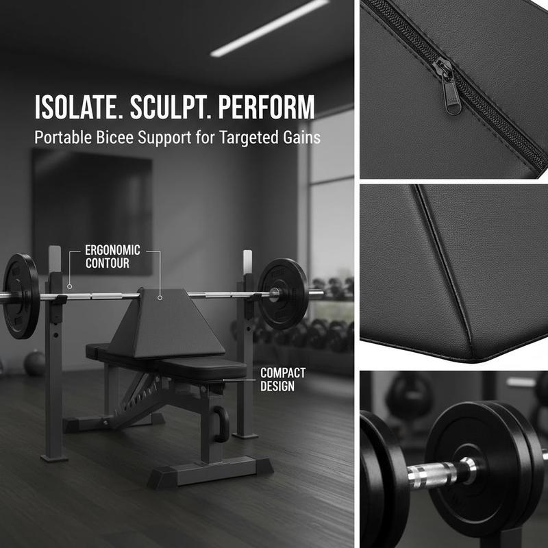 Bicep Training Cushion 7.4x6x1 - Home Gym For Small Spaces review and price