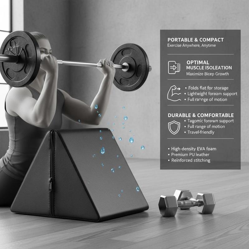 Bicep Training Cushion 7.4x6x1 - Home Gym For Small Spaces review and price