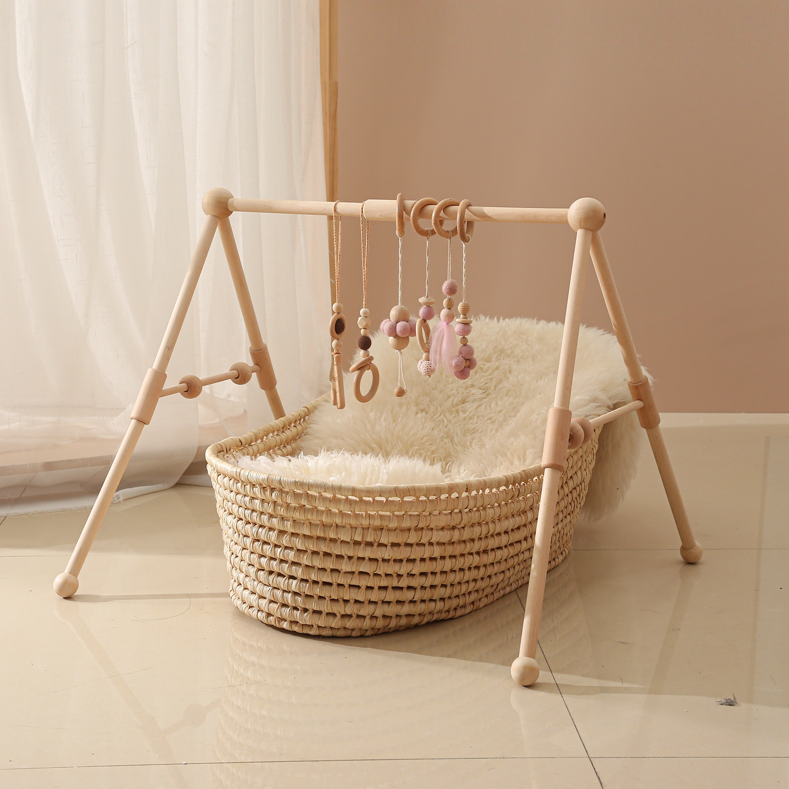 Baby Wooden Toys Play Gym Ordi - Home Gym Decor review and price
