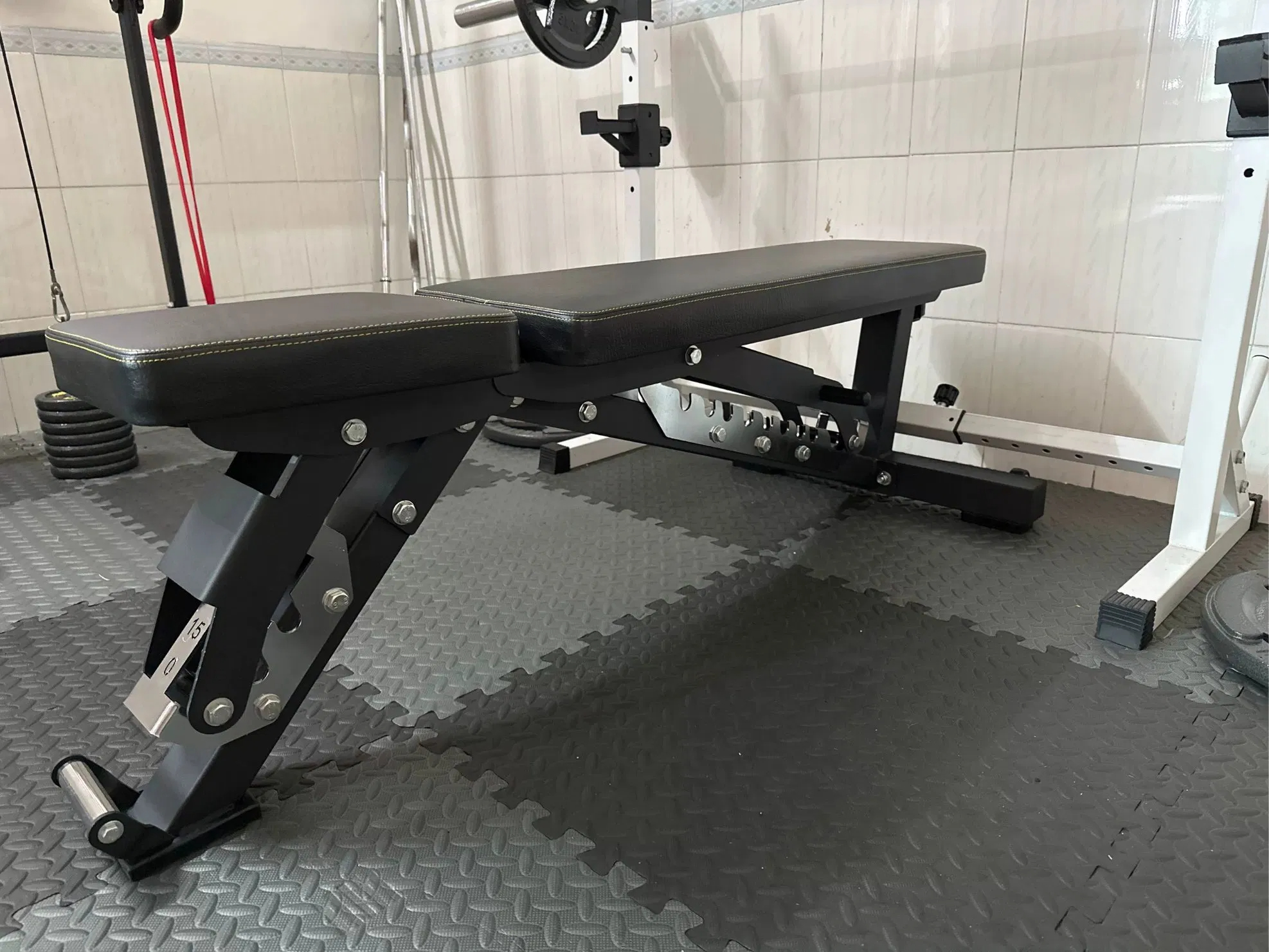 Adjustable Dumbbell Foldable B - Home Gym Dumbbells review and price
